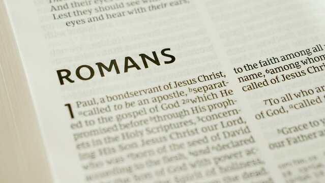 Bible - Romans - Slide Right to Level