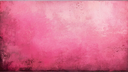 Pink abstract background with grunge texture and brush strokes