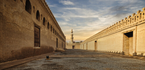 Images of Ahmed Ibn Tulun Masjid (Mosque) in Old Cairo
