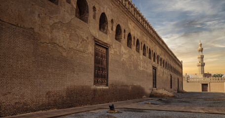 Images of Ahmed Ibn Tulun Masjid (Mosque) in Old Cairo