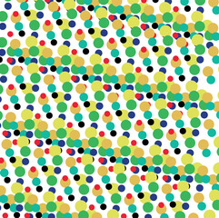 Mottled screentone or texture with small balls or circles.