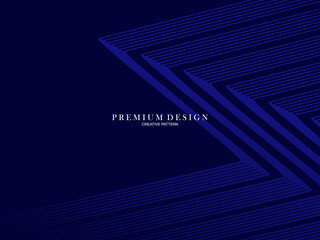 3D modern wave curve abstract presentation background. Luxury line pattern background. Abstract decoration, halftone gradient, 3d Vector illustration. Blue background.