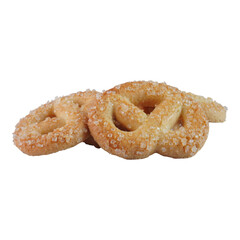 Butter cookies isolated transparent