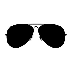 Aviator Sunglasses Logo Monochrome Design Style