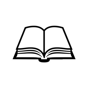 Books Logo Monochrome Design Style