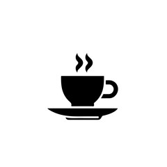 Cafe Logo Monochrome Design Style