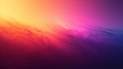 Gradient background from blazing orange to deep purple. - obrazy, fototapety, plakaty
