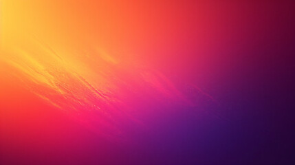 Gradient background from blazing orange to deep purple. - obrazy, fototapety, plakaty