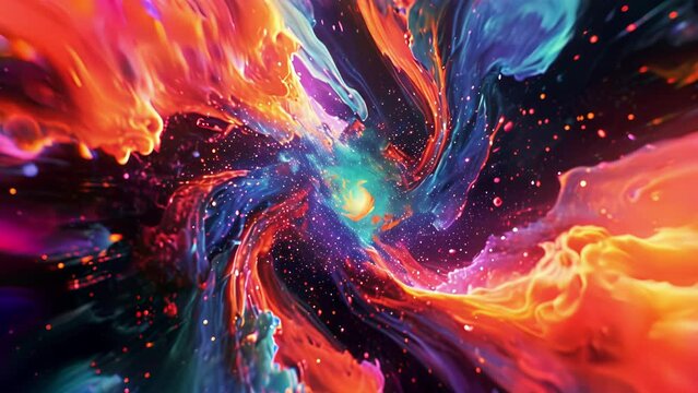A sensory overload of swirling lights and evershifting shades created by the DJs masterful manipulation of his mixer takes the audience on a mesmerizing journey through a