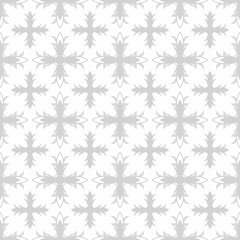 Geometric Flowers Vector Seamless Pattern