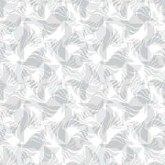 Monochrome abstract seamless pattern background