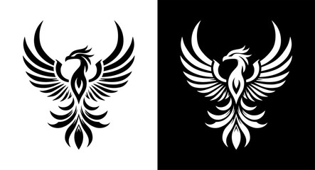 phoenix logo - black - artwork 1