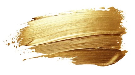 luxurious gold foil texture paired with an elegant gold brush stroke transparent background