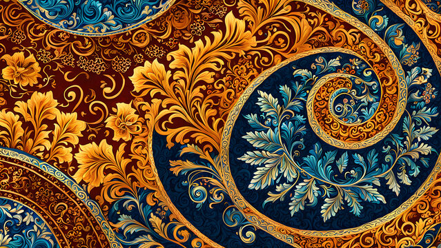 Batik background digital illustration © Pix Yours