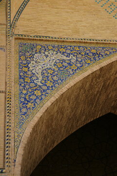 Isfahan Armenian Apostolic Holy Savior Vank Cathedral Main Entrance Gate,details pattern.