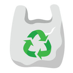 Recycle Plastic Bag Illustration