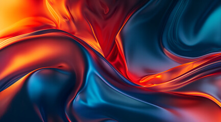 Obraz premium An abstract watercolor background with red and blue