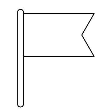 recommend clip art: flag outline banner