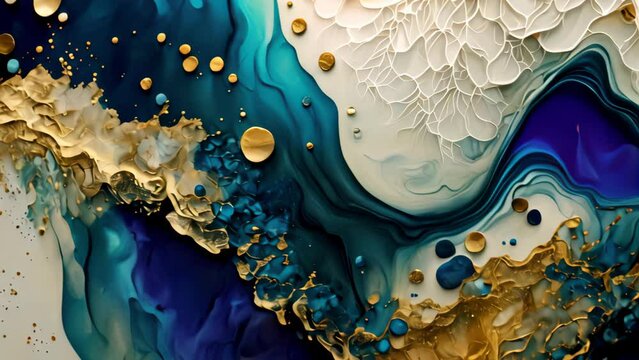 Abstract marbled texture marble with golden veins artificial stone illustration graphic design creative wallpaper. 