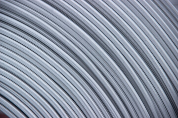 Aluminum wire without insulation tightly to each other