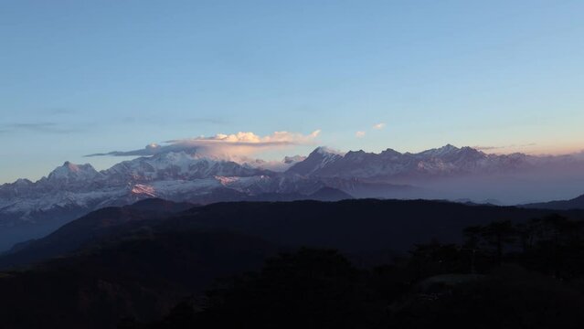 Mout Everest, Nannda Devi, Nepal, Sandakphu, Sunrise, mountains, himalayas, peaks