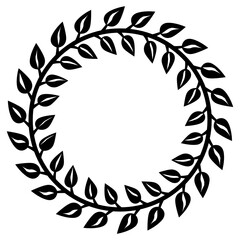 laurel wreath vector