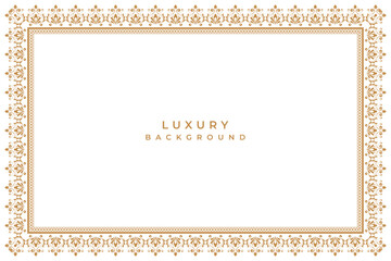 luxury ornament page certificate border seamless pattern or wedding invitation background banner