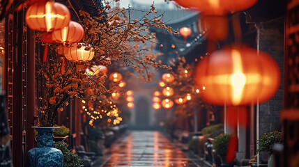 Beautiful Light And Colours Of Japanese Lanterns