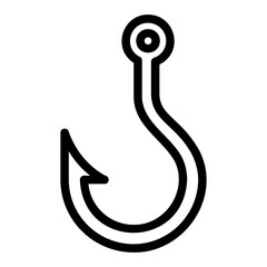hook outline icon