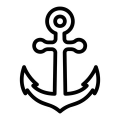 anchor outline icon
