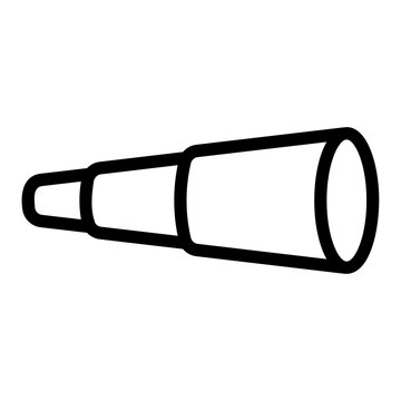 monocular outline icon