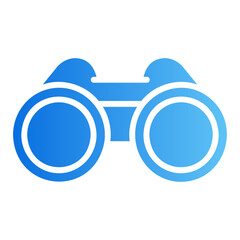 binoculars gradient icon