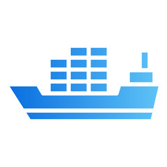 cargo gradient icon