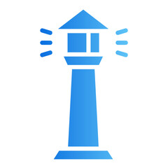 lighthouse gradient icon