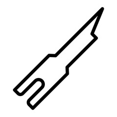 Blade Vector Line Icon