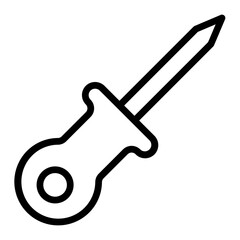 Awl Vector Line Icon