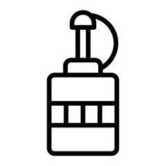 Liquid Glue Vector Line Icon