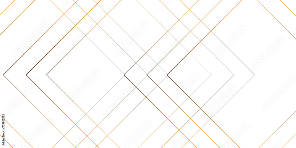 Aufkleber  Abstract geometric minimal tech lines in white background. Geometric background for presentation. Modern minimal and clean white gold lines pattern.3d architecture pattern design.