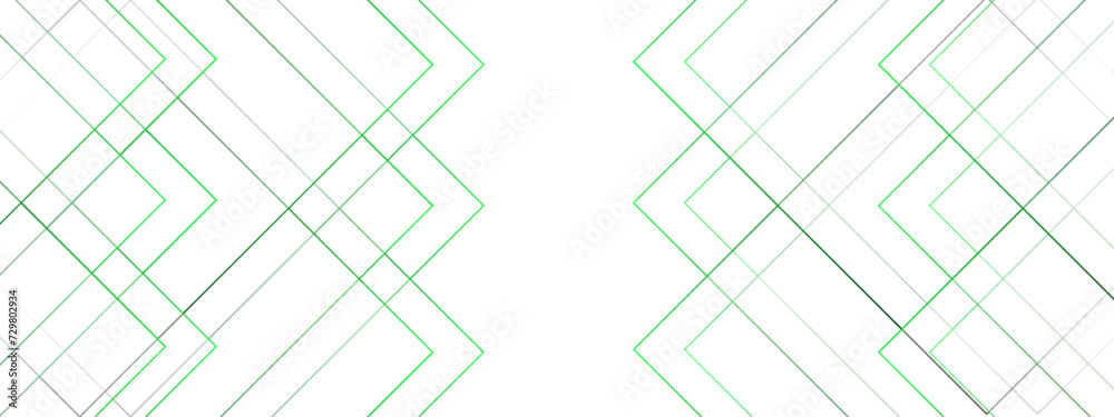 Aufkleber  Abstract geometric minimal tech lines in white background. Geometric background for presentation. Modern minimal and clean white gold lines pattern.3d architecture pattern design.