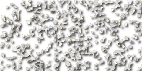 Abstract design with white paper background and terrazzo flooring texture. Light silver, gray 
terrazzo stone texture. Matt tile stone for flooring . Splash of party pops decoration, grunge, splatter.