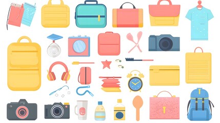 clip art collection of everyday objects and symbols