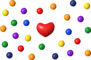 heart shaped balloons