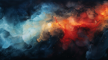 Obraz na płótnie Canvas cosmic color abstract Wallpaper background.