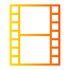 film reel gradient icon