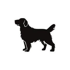 Golden Retriever vector silhouette