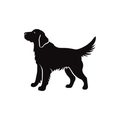 Golden Retriever vector silhouette