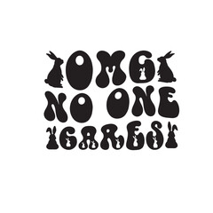 Easter typography design