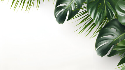 Fototapeta na wymiar palm tree branches,, palm tree leaves