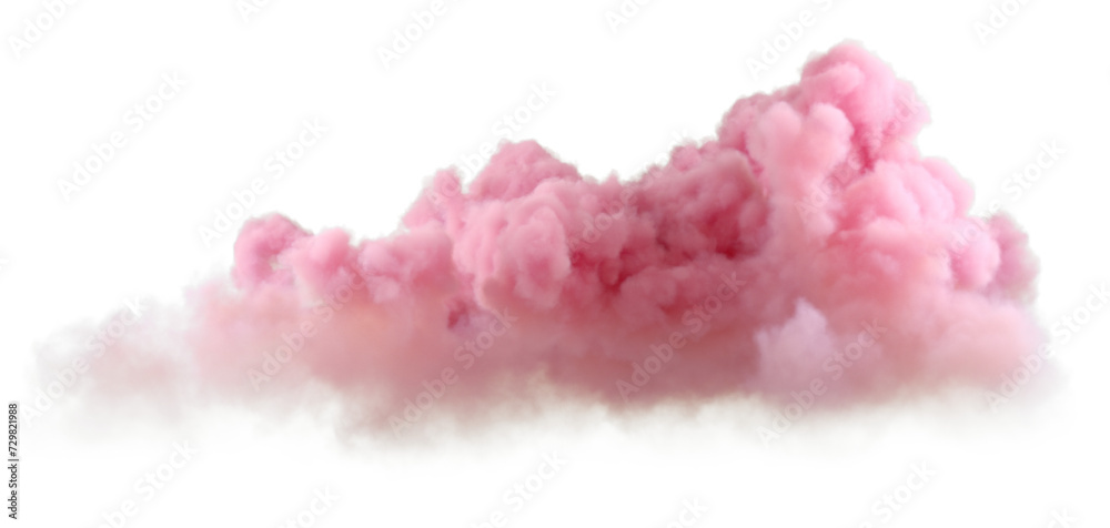 Poster sunset evening cloudscape on transparent backgrounds 3d render png