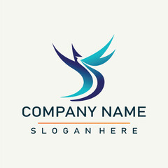 abstract business logo design 